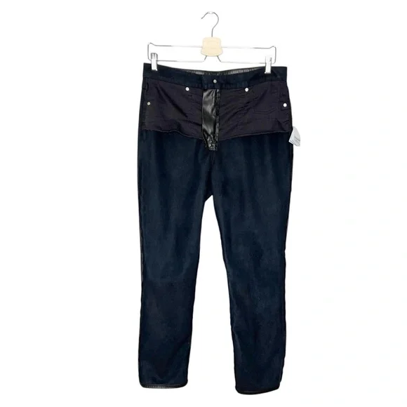 GAP Black Super Soft Faux Leather Vintage Slim High Rise Pants - Picture 14 of 16